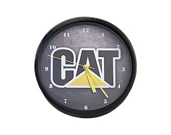 CAT Heavy Machinery 9" wall Clock