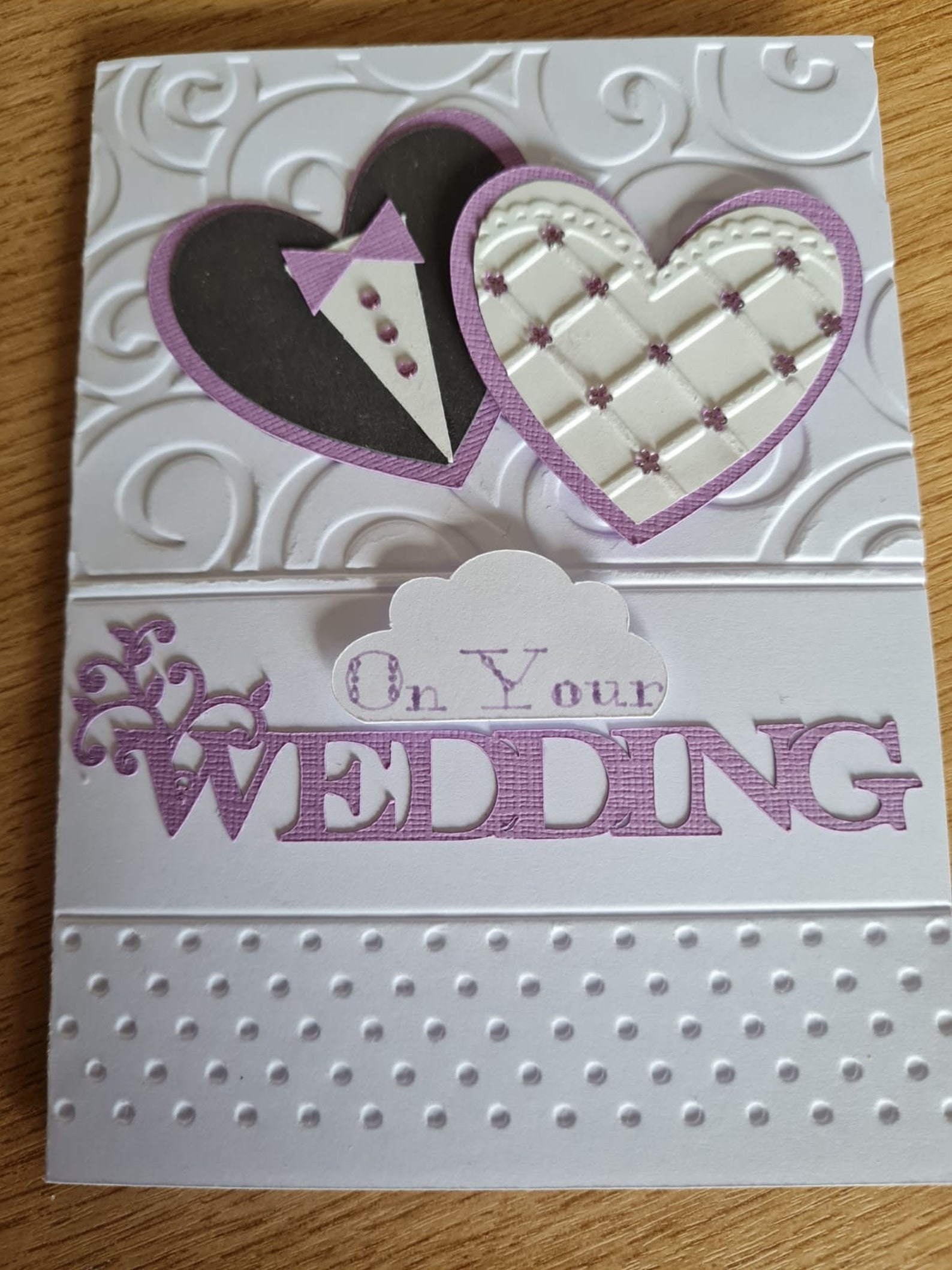 Wedding Hearts Wedding Card Etsy