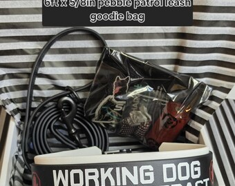 Working Dog Do Not Interact Biothane Box Set