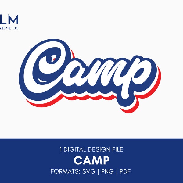 Camp svg | Camp Clipart | Summer Camp svg | Sports Camp svg | Camp png | Summer Band Camp svg Files | Camp Files for Cricut