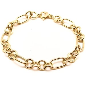 Yellow Gold  Bracelet, 14K Gold Bracelet, Real Gold, Bracelet for Women,  Women's Gold Bracelet, Italian Bracelet, Handmade