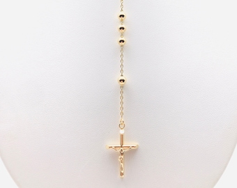 14k Gold Rosary Men - Etsy