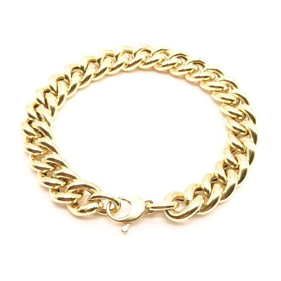 18k curb link bracelet online