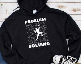 Bluza wspinaczkowa, bluza do boulderingu, rozwiązywanie problemów, prezent dla wspinacza sportowego, bluza do boulderingu, wspinaczka na prowadzeniu, alpinizm w stylu vintage