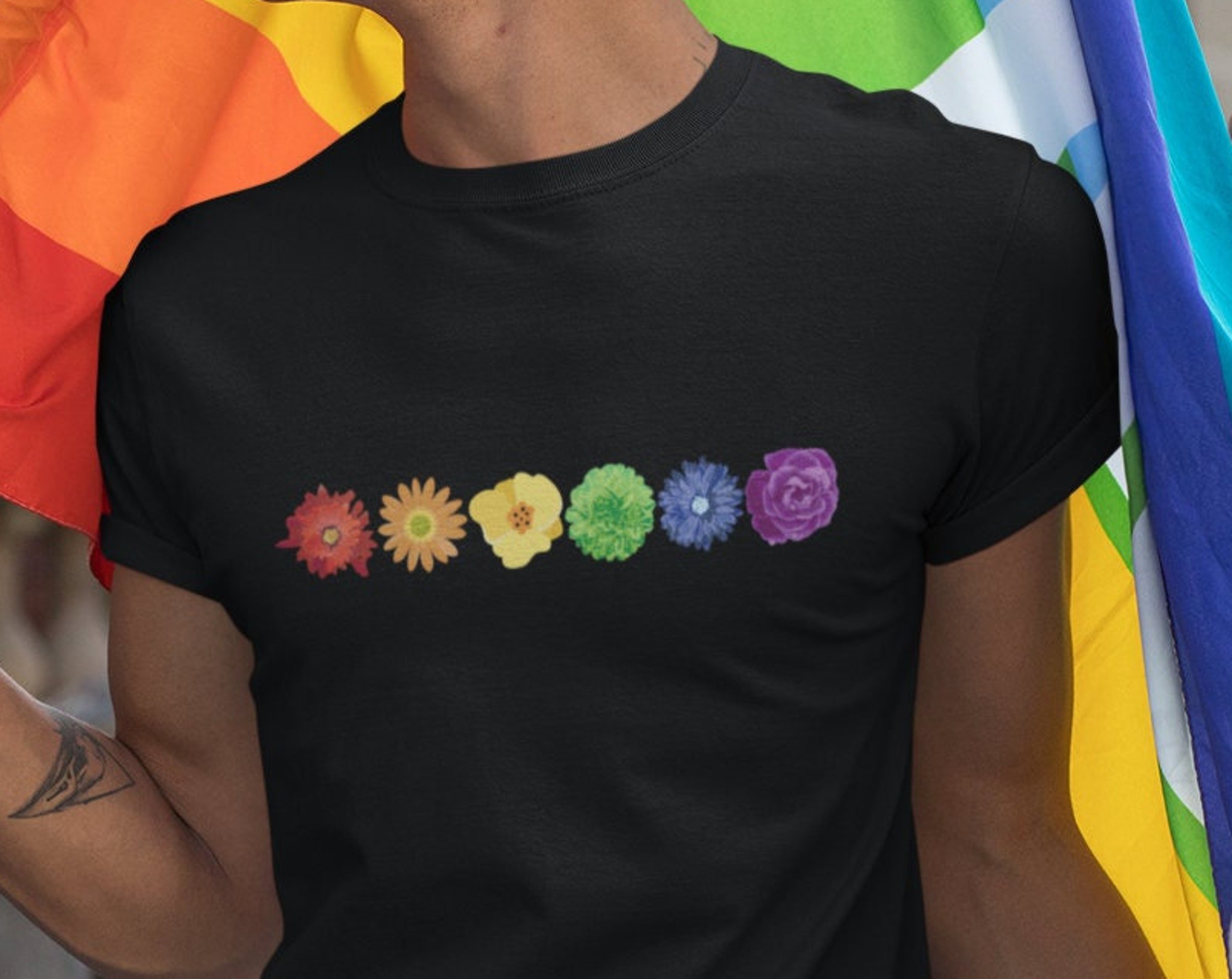 Discover LGBTQ Flowers T-Shirt