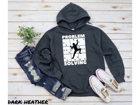 Sweat a capuche d escalade pull d escalade resolution de problemes cadeau d alpiniste sweat shirt de bloc ascension de plomb alpinisme vintage Etsy France