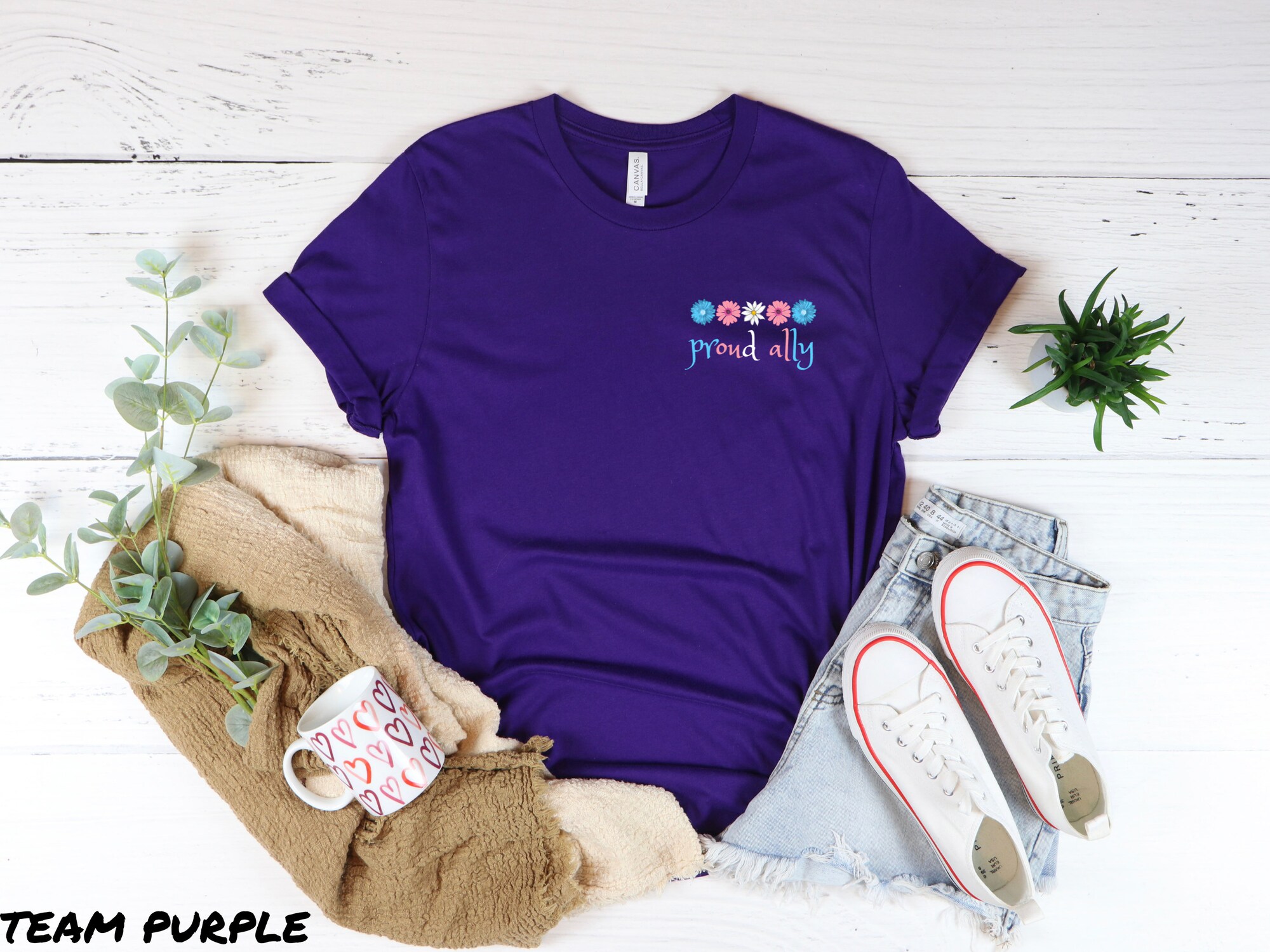 Discover Transgender Ally Flower T-Shirt