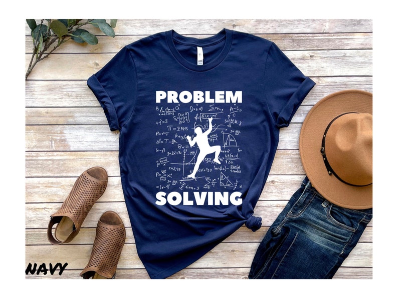 Rock Climbing T Shirt, Bouldering Tee, Problem Solving, Sport Climber Gift, Present for Boulderer, Lead Climb Tshirt, Vintage Mountaineering image 3