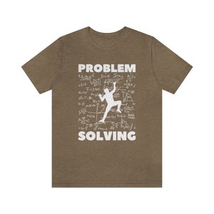 Rock Climbing T Shirt, Bouldering Tee, Problem Solving, Sport Climber Gift, Present for Boulderer, Lead Climb Tshirt, Vintage Mountaineering image 7