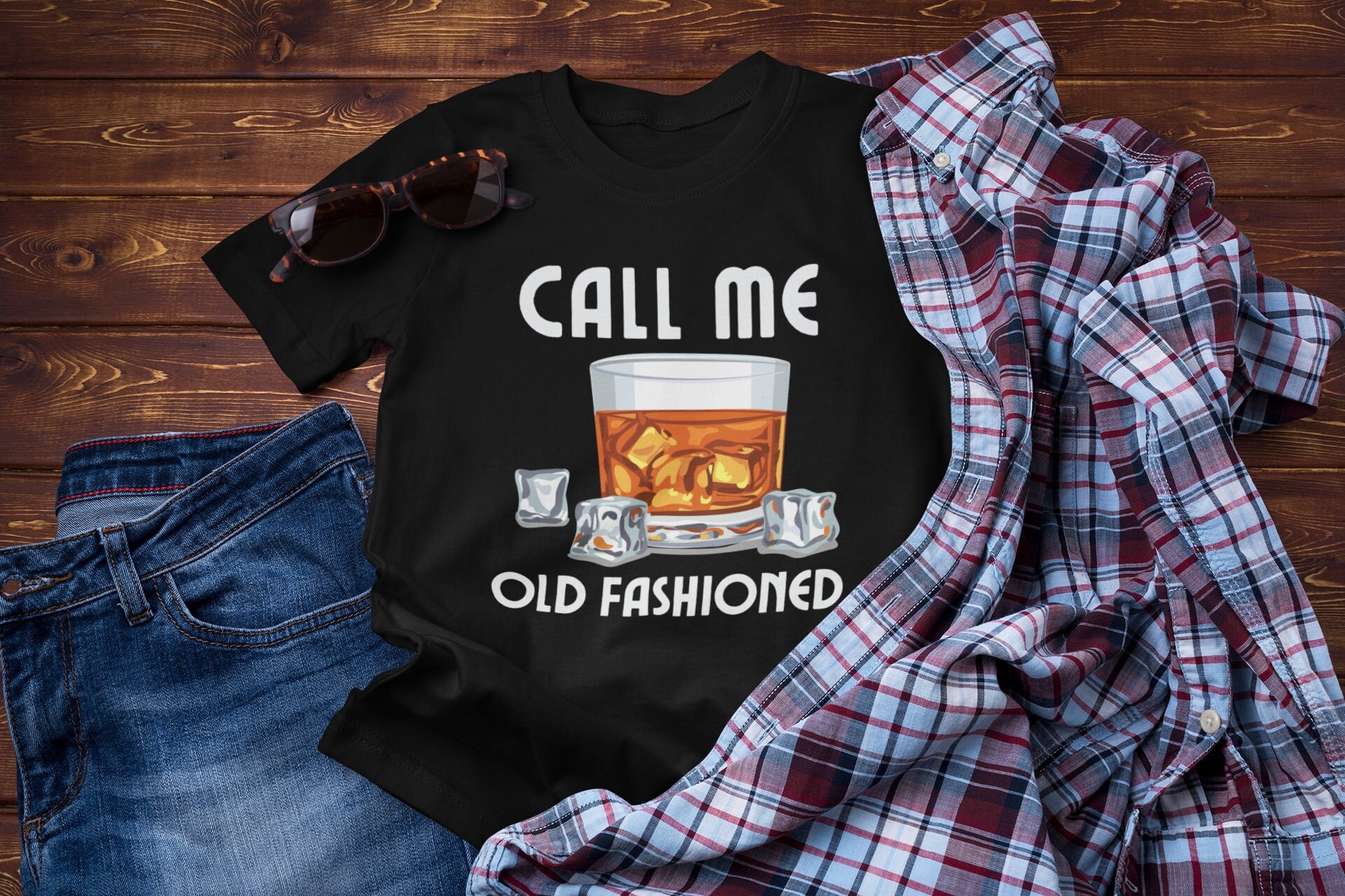 Funny Whiskey T Shirt, Call Me Old Fashioned Pun, Ironic Bourbon Tshirt, Irish Rye Whisky Tee, St. Patricks Day Gift, Saint Paddy's, Ireland