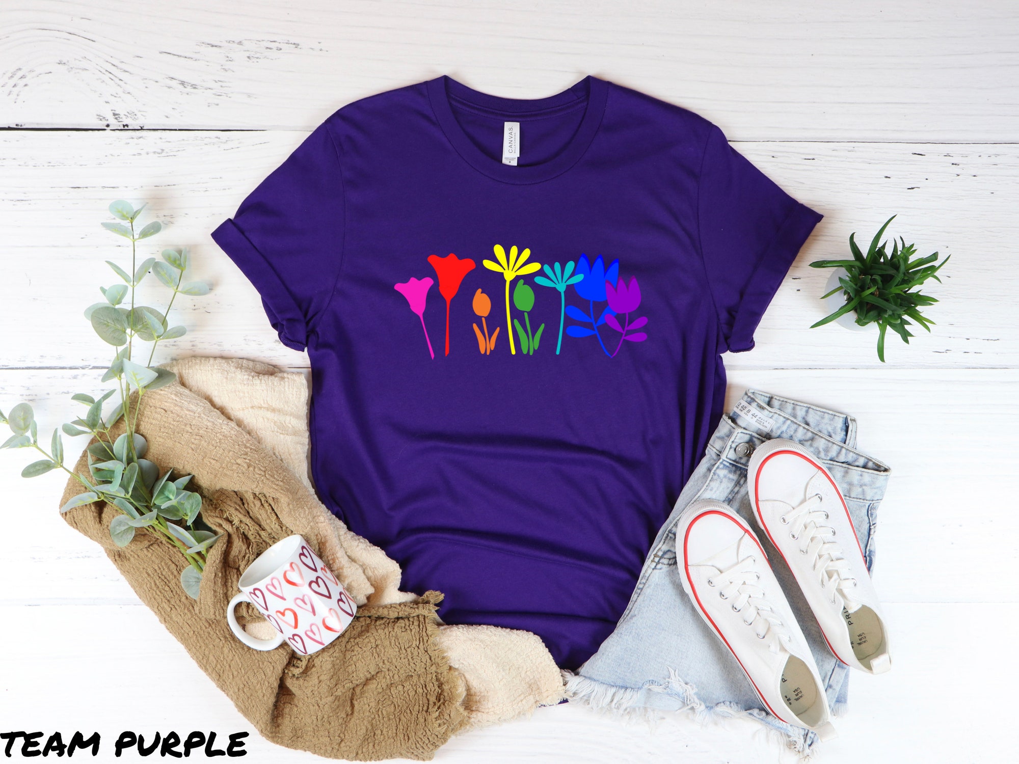 Discover LGBTQ Flowers T-Shirt