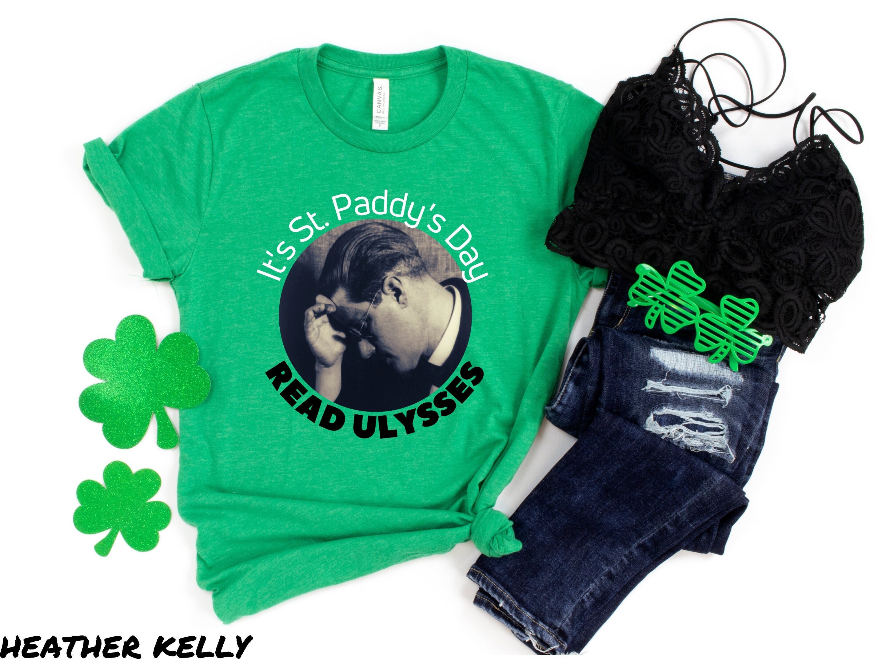 James Joyce T Shirt Saint Patrick's Day 