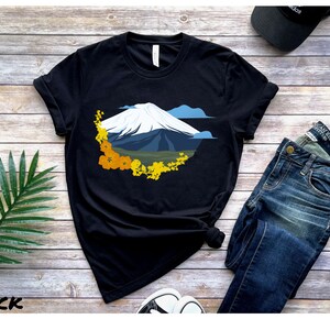 Aroace Nature T Shirt Aro Ace Flag Mountain Present Floral Aromantic