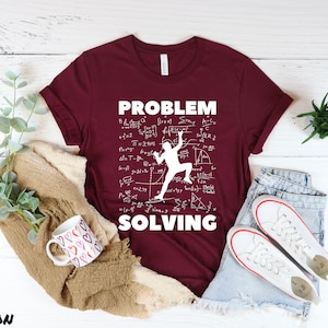 Rock Climbing T Shirt, Bouldering Tee, Problem Solving, Sport Climber Gift, Present for Boulderer, Lead Climb Tshirt, Vintage Mountaineering image 5