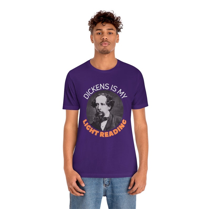 Charles Dickens T Shirt, Author Tshirt, Classic Novel Gift, English Literature Professor Book, Graduation Present, Back To School Reading image 8