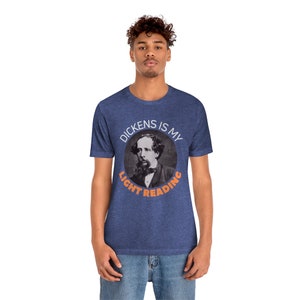 Charles Dickens T Shirt, Author Tshirt, Classic Novel Gift, English Literature Professor Book, Graduation Present, Back To School Reading image 4