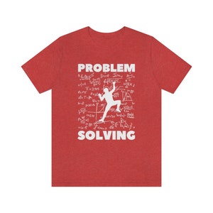 Rock Climbing T Shirt, Bouldering Tee, Problem Solving, Sport Climber Gift, Present for Boulderer, Lead Climb Tshirt, Vintage Mountaineering image 6