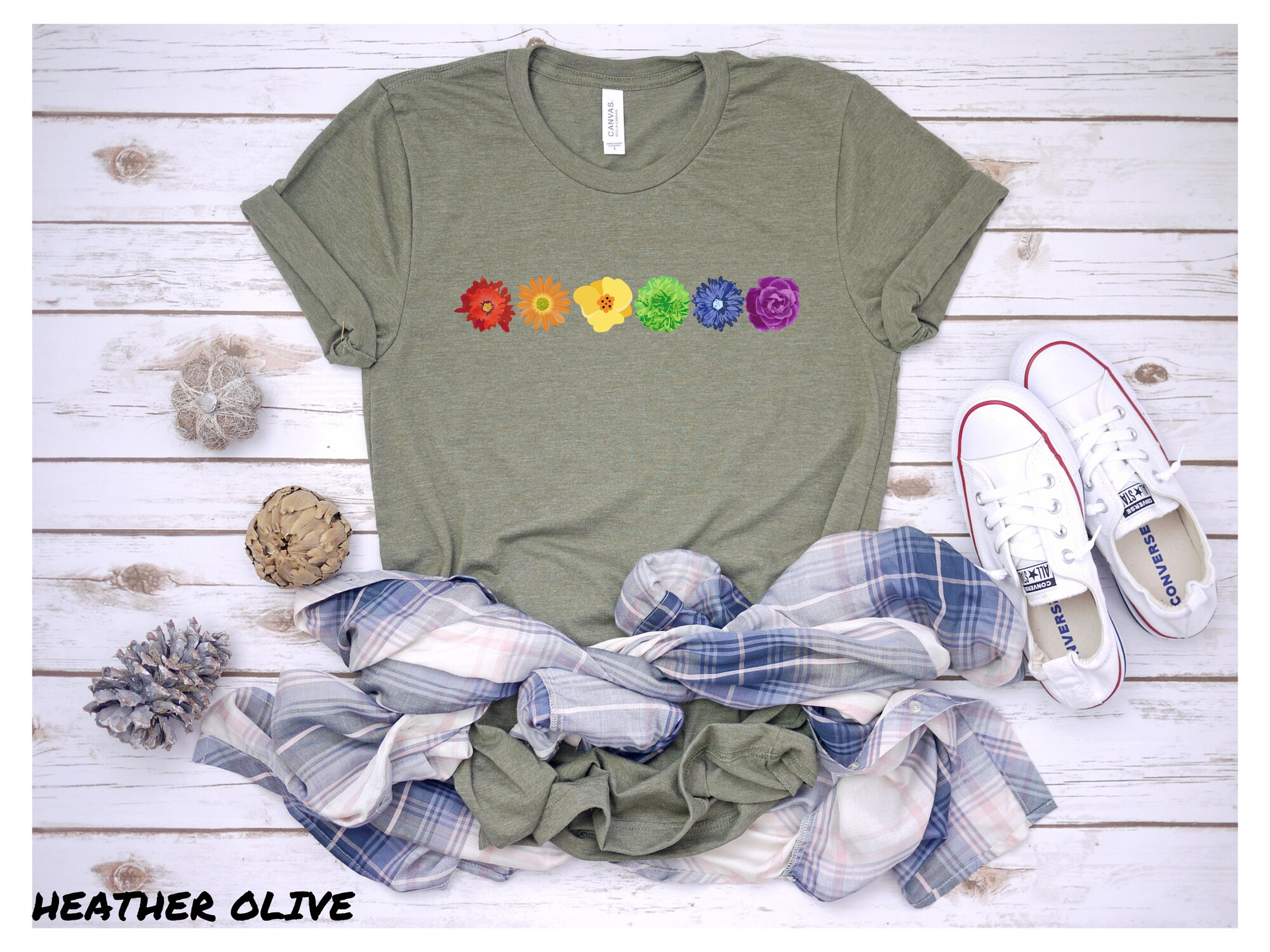 Discover LGBTQ Flowers T-Shirt