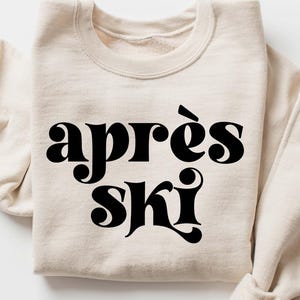 Après Ski Sweatshirt: Winter Sports, Aspen Trip Sweater image 1