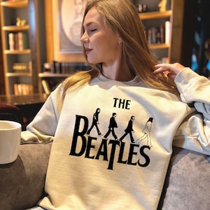 The Beatles Sweatshirt: Abbey Road Graphic Crewneck