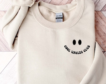 Uncle Sweatshirt, Cool Uncles Club Sweatshirt, Uncle Gift, Uncle Birthday Gift, Brother Gifts, Aunt Sweatshirt, Cool Uncle