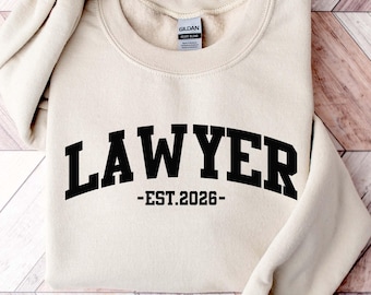 Custom Lawyer Sweatshirt, Lawyer Sweatshirt, Allegedly Sweatshirt, Law Student Shirt, Law School Student Sweatshirt, Lawyer Gift, Lawyer
