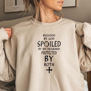 Womens Blessed By God Spoiled By My Millwright Protected By Both Womens Blessed By God Spoiled By My Millwright Protected By Both