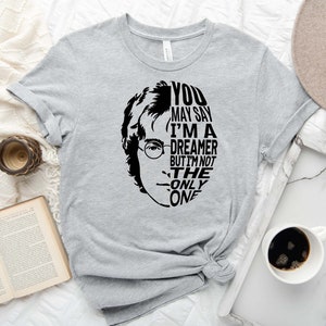 John Lennon Dremar Tshirt, John Lennon Self Portrait, Women Tshirt ,