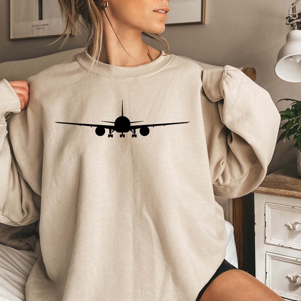 Airplane Sweatshirt, Travel Shirt, Gift for Traveler, Adventurer Gift, Airplane Shirt, Vacation Sweatshirt, Pilot Sweatshirt