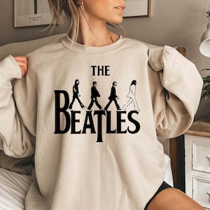 Vintage the Beatles Band Abbey Road Sweatshirt Medium the Beatles