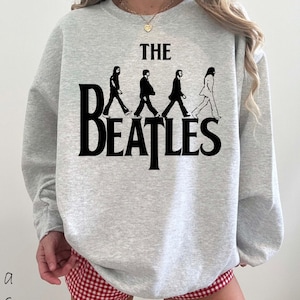 The Beatles Sweatshirt, Beatles Sweatshirt, The Beatles Shirt, Beatles Fan Shirt, Beatles Gift,  Road Sweatshirt, Music Lover Gift