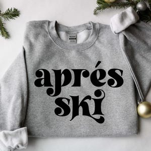 Après Ski Sweatshirt: Winter Sports, Aspen Trip image 5