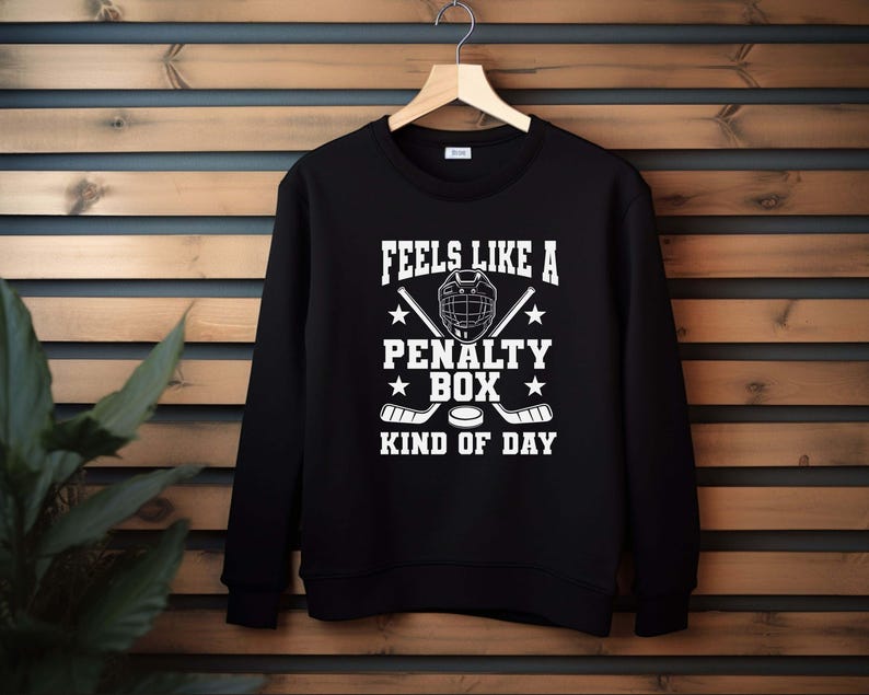 Penalty Box Hockey Sweatshirt: Funny Hockey Shirt, Ice Hockey Player Gift, Game Day Sweatshirt, Men Women Hockey Shirt, Hockey image 14