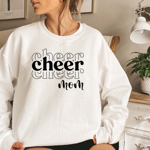 Cheer Mom Sweatshirt, Cheer Mom, Team Spirit, Cheer Mom Shirt, Cheer ...