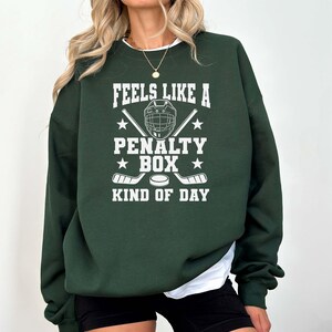 Penalty Box Hockey Sweatshirt: Funny Hockey Shirt, Ice Hockey Player Gift, Game Day Sweatshirt, Men Women Hockey Shirt, Hockey image 13