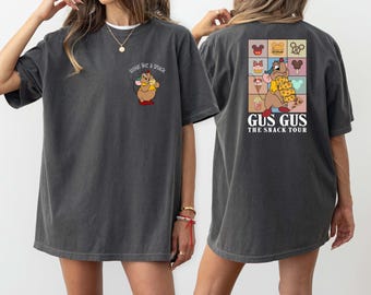 Camiseta de Remy de Ratatouille de Disney, camiseta de Remy del Pequeño Chef, camiseta de Gus Gus de Disney con aspecto de snack, camiseta de viaje a Disneyland, camiseta de Disney