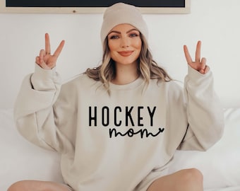 Hockey Mom Sweatshirt, Hockey, Hockey Lover Shirt, Sports Sweatshirt, Hockey Vibes, Hockey Game Day, Ice Hockey Sweater, Hockey Lover Gift,