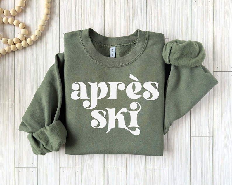 Après Ski Sweatshirt: Winter Sports, Aspen Trip Sweater image 2