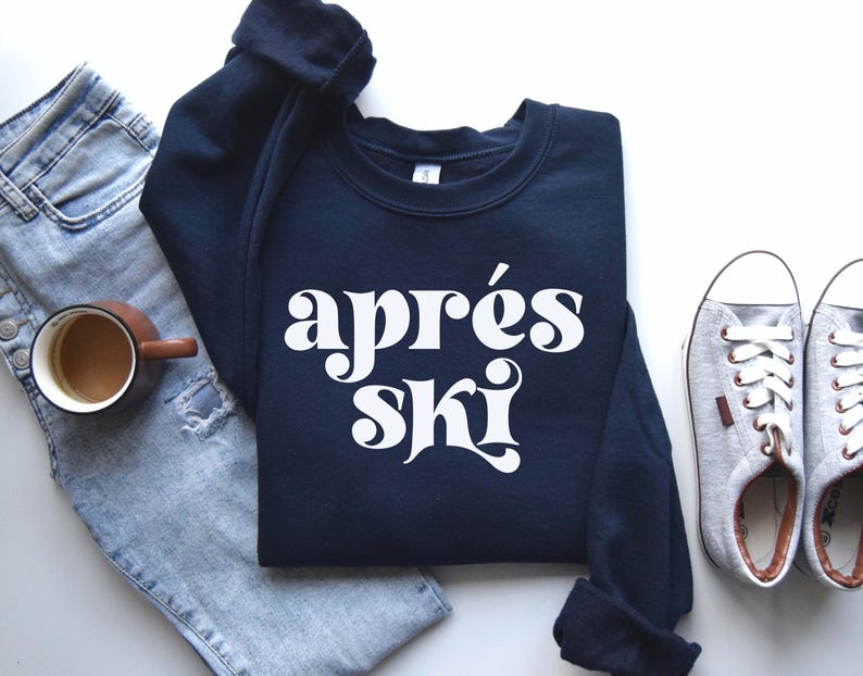 Après Ski Sweatshirt: Winter Sports, Aspen Trip image 4