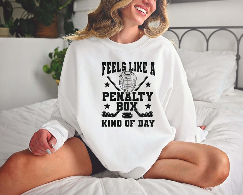Penalty Box Hockey Sweatshirt: Funny Hockey Shirt, Ice Hockey Player Gift, Game Day Sweatshirt, Men Women Hockey Shirt, Hockey image 11