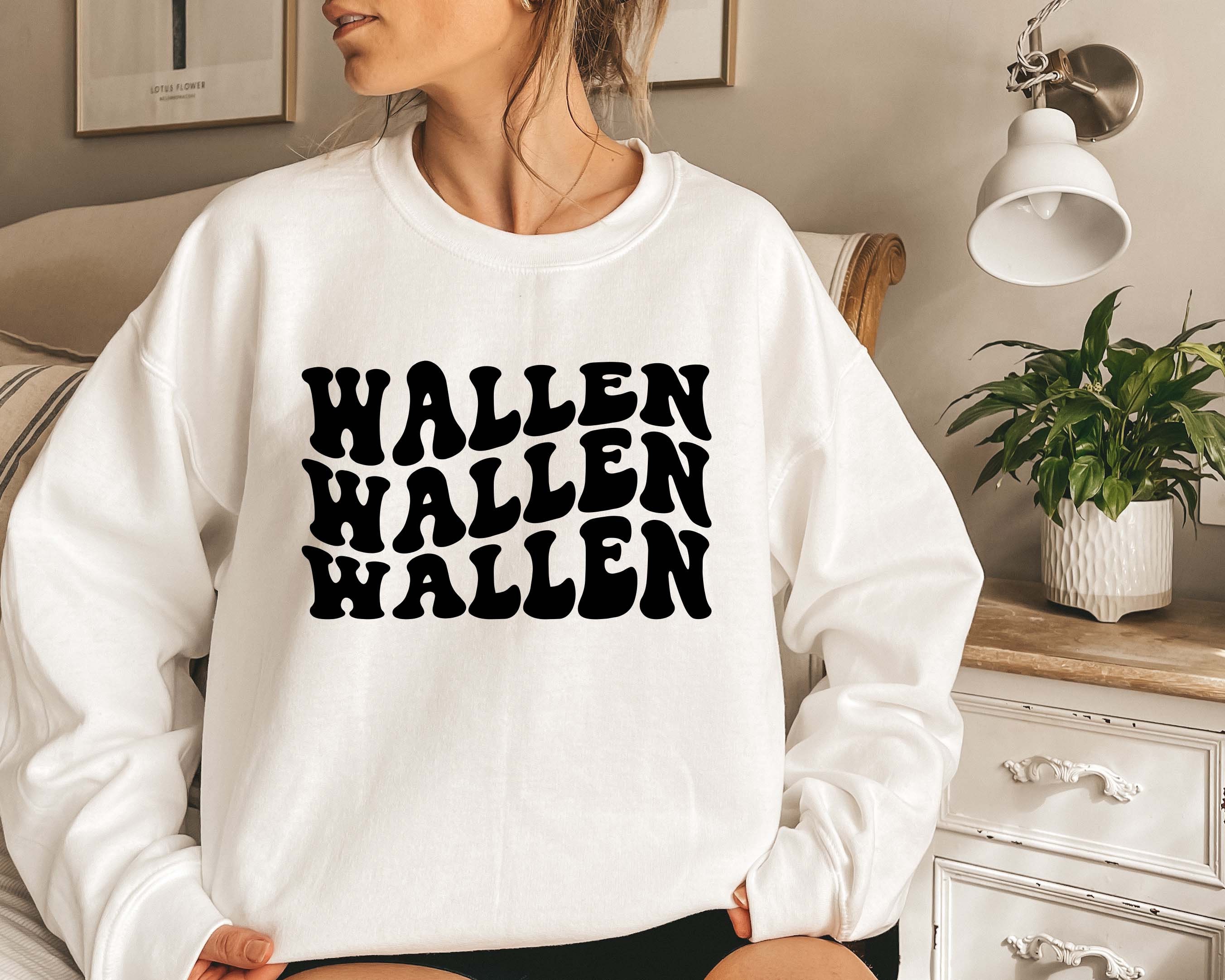 Wallen Sweatshirt Western Sweatshirtwasted on Wallen - Etsy