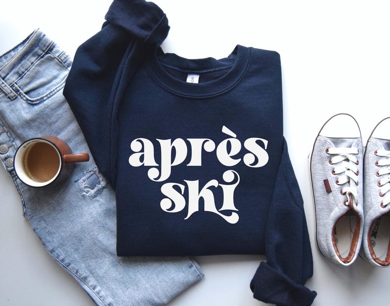 Après Ski Sweatshirt: Winter Sports, Aspen Trip Sweater image 12