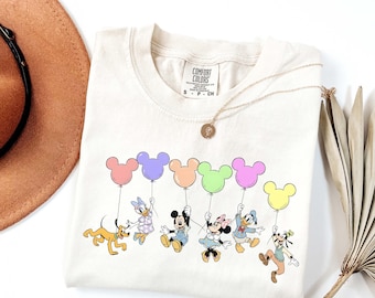 Disney Sweatshirt: Mickey Balloon Crew - Family Vacation Pullover
