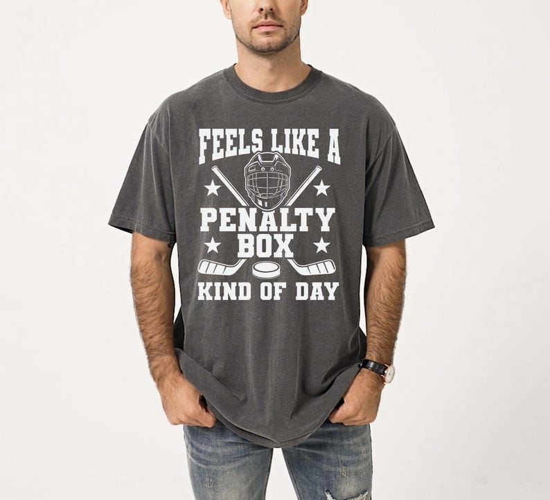 Penalty Box Hockey Sweatshirt: Funny Hockey Shirt, Ice Hockey Player Gift, Game Day Sweatshirt, Men Women Hockey Shirt, Hockey image 6