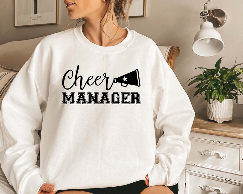 Cheer Manager Sweatshirt Cheer Coach Sweatshirt Cheerleader Etsy