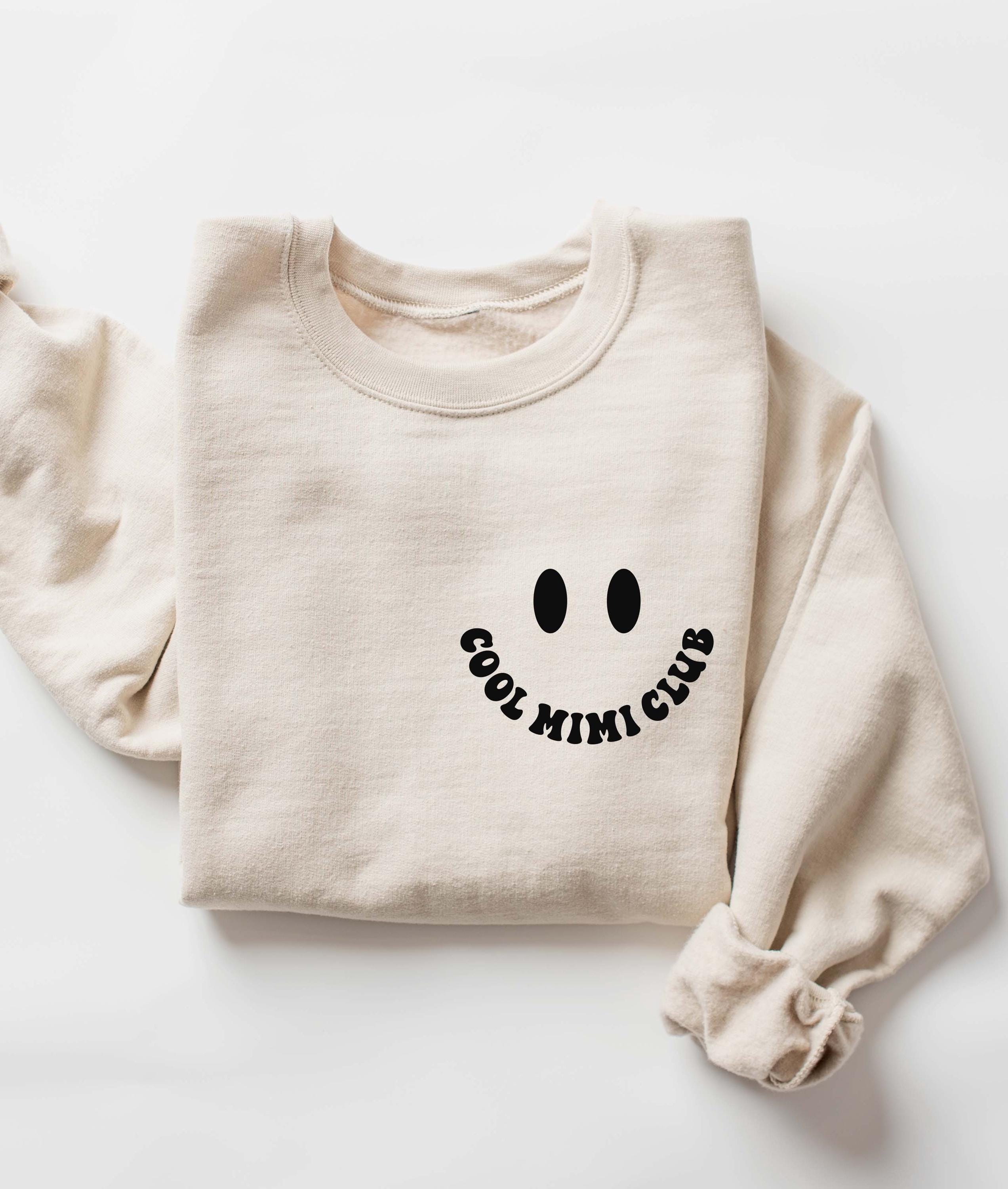 Cool Mimi Club Sweatshirt, Fun Grandma Gift, Cute Nana Shirt, Mother's Day Pullover, Cozy Grandma Crewneck, Gift for Grandma, Christmas Gift