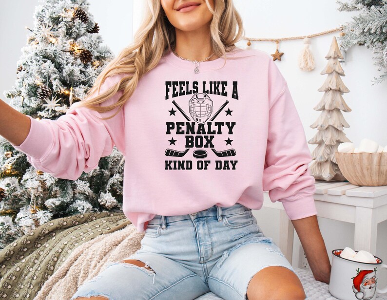 Penalty Box Hockey Sweatshirt: Funny Hockey Shirt, Ice Hockey Player Gift, Game Day Sweatshirt, Men Women Hockey Shirt, Hockey image 15
