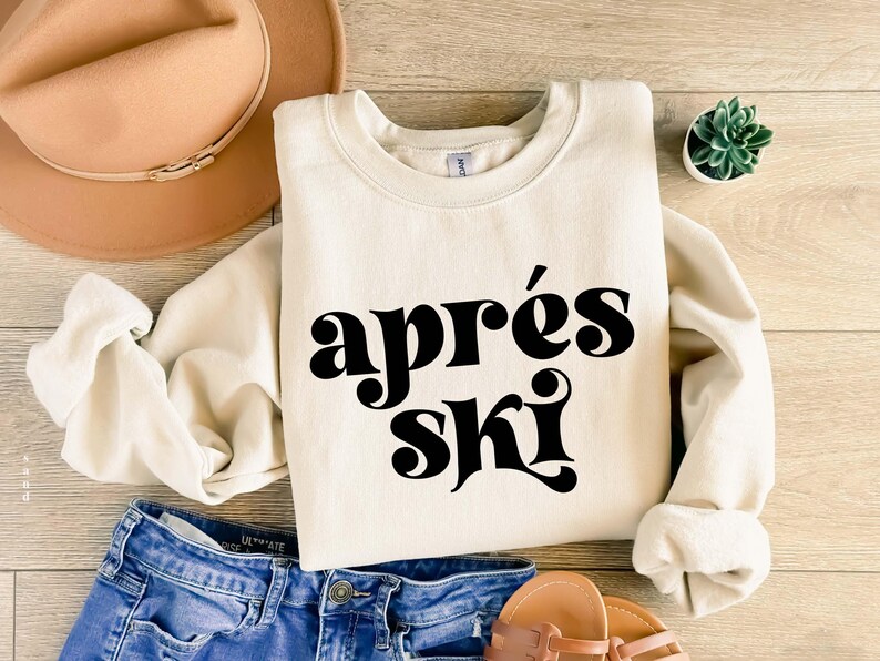 Après Ski Sweatshirt: Winter Sports, Aspen Trip image 3