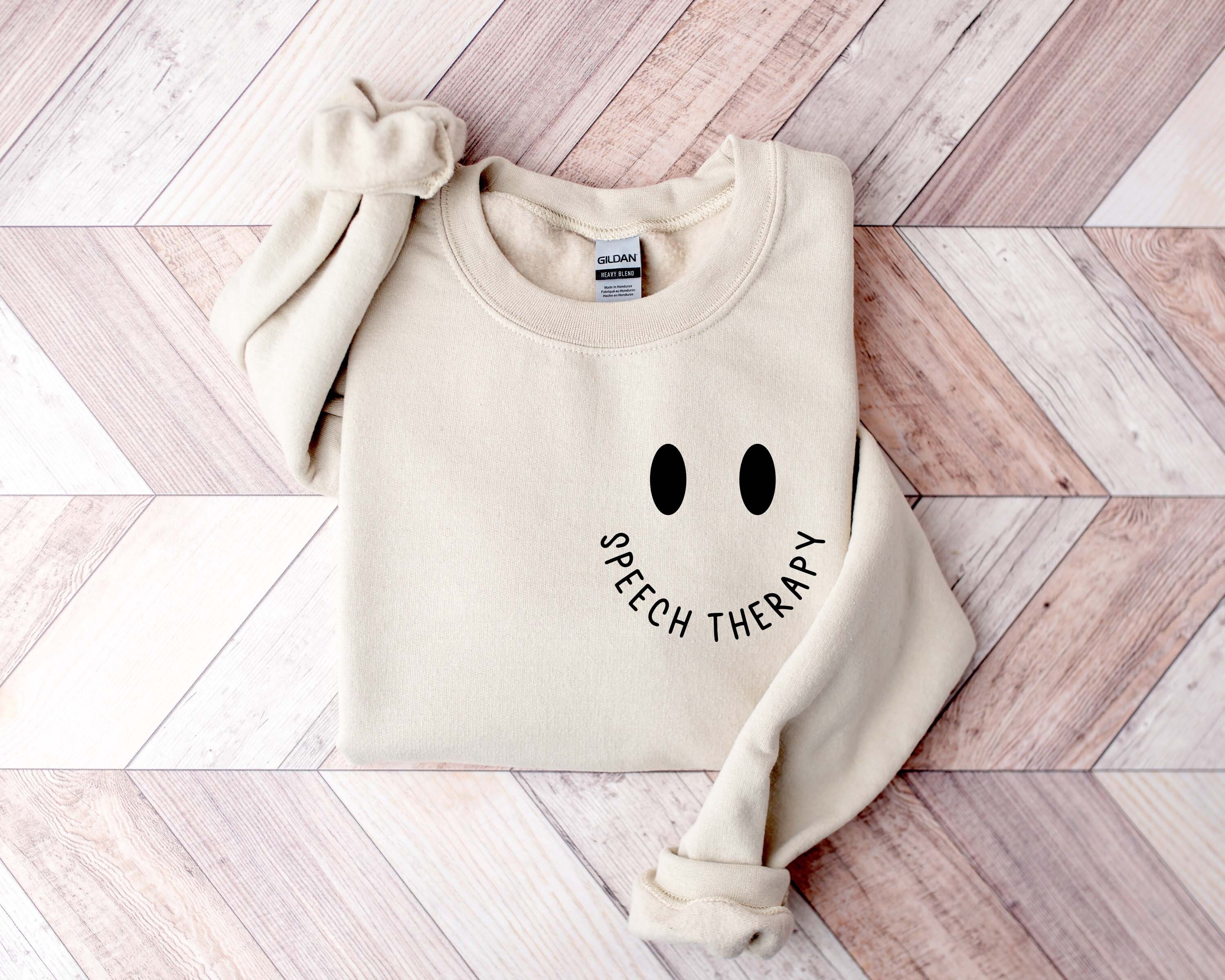 Speech Therapist Sweatshirt, Therapist Gildan Sand Sweatshirt, SLP Therapy Shirt, Gift for Pathologist, Cute Language Pathologist Shirt - Etsy Speech Therapist Sweatshirt, Therapist Gildan Sand Sweatshirt, SLP Therapy Shirt, Gift for Pathologist, Cute Language Pathologist Shirt - Etsy
