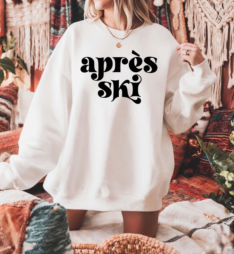 Après Ski Sweatshirt: Winter Sports, Aspen Trip Sweater image 3